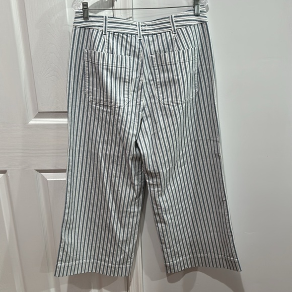 MADEWELL Emmett Railroad Stripe Wide Leg Cropped Jeans
Size 32 - Picture 6 of 12